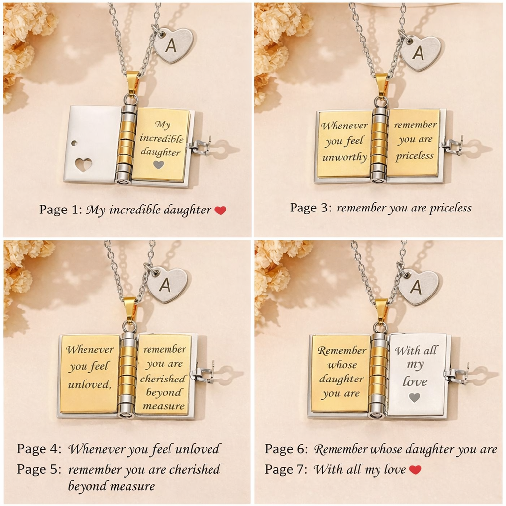 A Mother's LoveBook Necklace