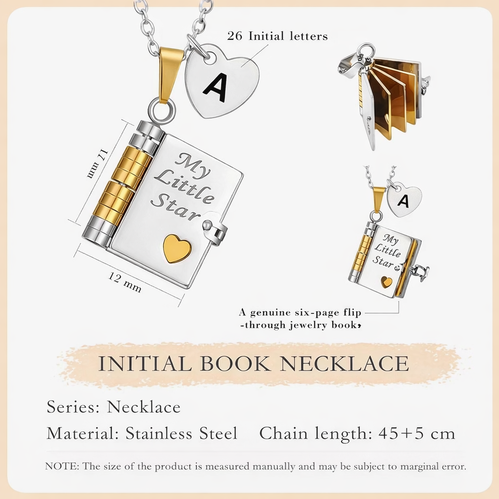 A Mother's LoveBook Necklace